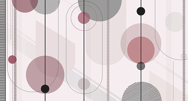 Abstract shapes in soft color palette Abstract shapes in soft color palette
