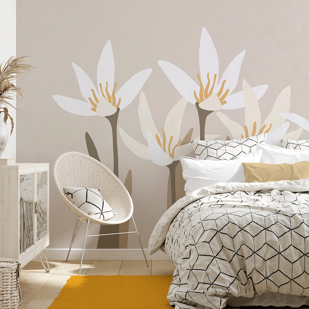 Σύνολο λευκών λουλουδιών Σύνολο λευκών λουλουδιών
