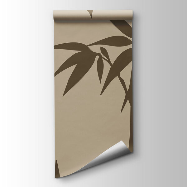Bamboo silhouettes against a neutral backdrop