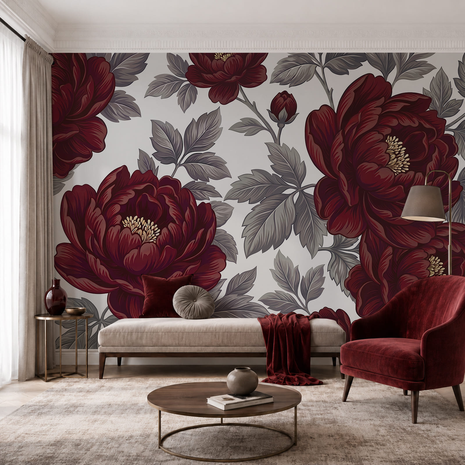 - Κομψό floral σχέδιο σε έντονα χρώματα - Κομψό floral σχέδιο σε έντονα χρώματα
