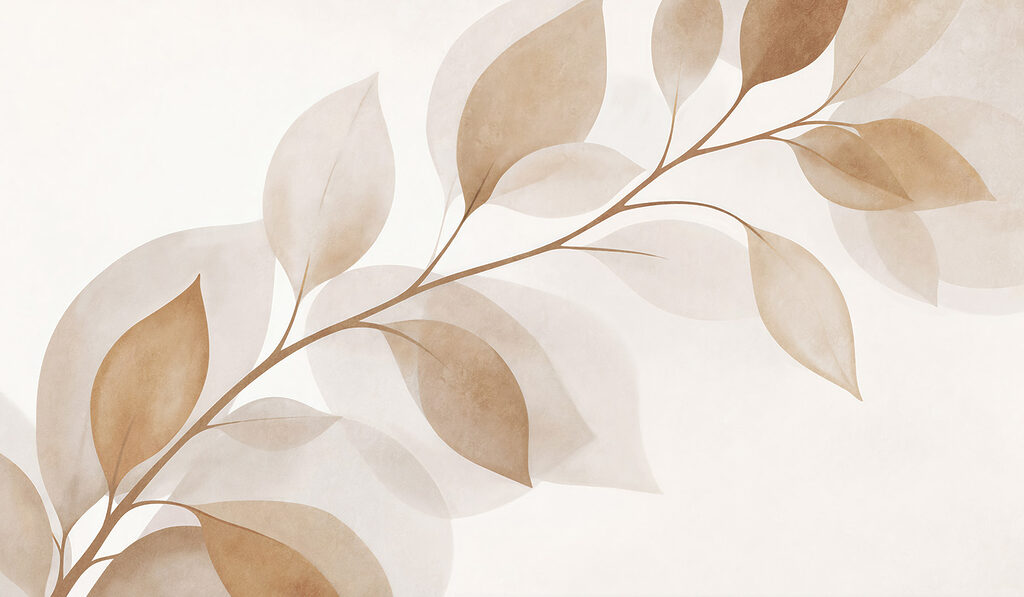 Branch with leaves on it Branch with leaves on it