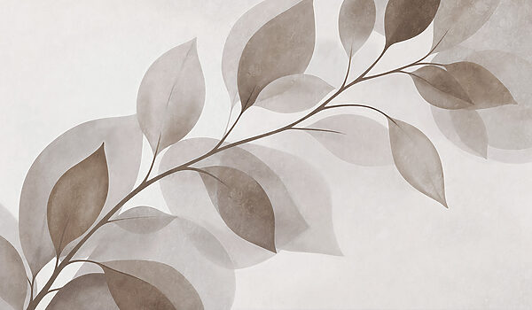 Branch with leaves on it