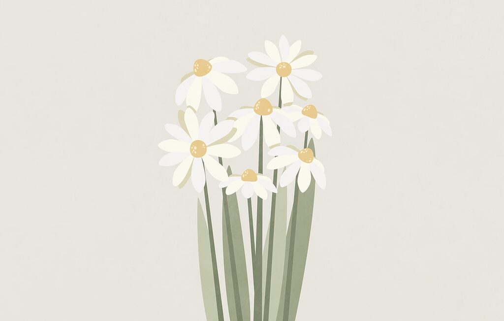 Group of white flowers