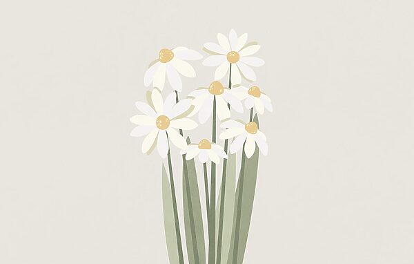 Group of white flowers