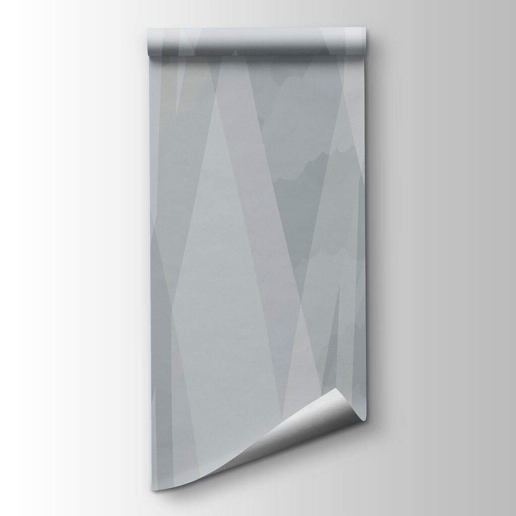 Grey and white background with lines