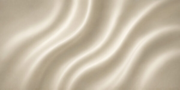 White fabric with wavy folds