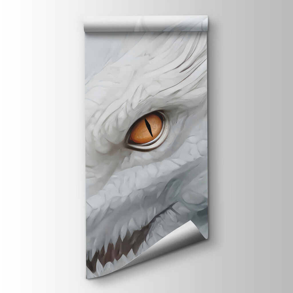 White dragon in the clouds White dragon in the clouds