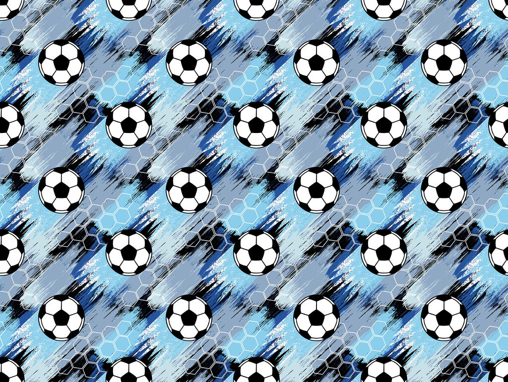 Pattern of football balls