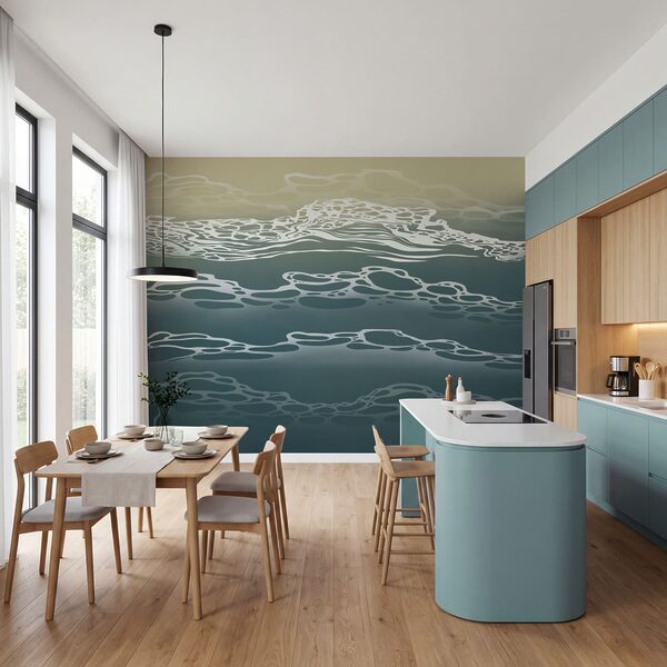 Ταπετσαρίες Λευκά σύννεφα στον ουρανό (Κωδικός προϊόντος: t01122)